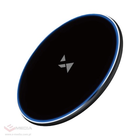 Ładowarka indukcyjna Wozinsky WLI-01Y 15W Qi z kablem USB-C - czarny