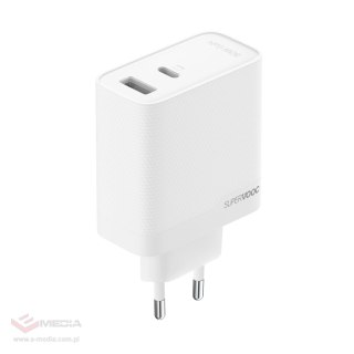 Ładowarka sieciowa OPPO VCB8OAEH 80W USB-A + USB-C - biała