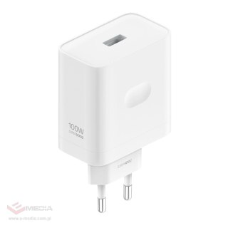 Ładowarka sieciowa OPPO VCBAOBEH 100W USB-A z kablem USB-A - USB-C - biała