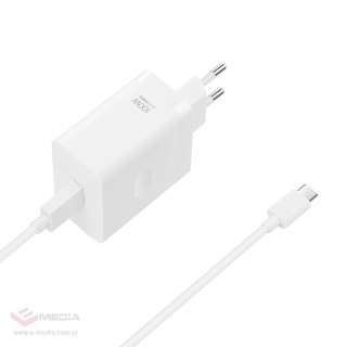 Ładowarka sieciowa OPPO VCBAOBEH 100W USB-A z kablem USB-A - USB-C - biała