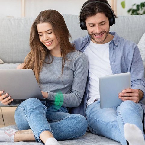 Ugreen dwuzakresowy adapter zewnętrzna karta sieciowa USB - WiFi 11ac AC650 czarny (CM448)