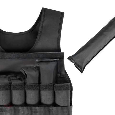 Kamizelka obciążeniowa regulowana 10kg, REBEL ACTIVE