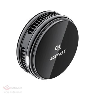 Ładowarka bezprzewodowa Acefast E47 Qi2 25 W magnetyczna z chłodzeniem - czarna
