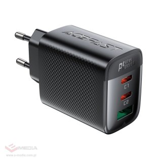 Ładowarka sieciowa Acefast A108 GaN PD 67W 2xUSB-C 1xUSB-A - czarna