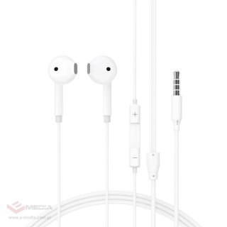 Słuchawki przewodowe Acefast L14 douszne z mikrofonem mini jack 3.5 mm - białe