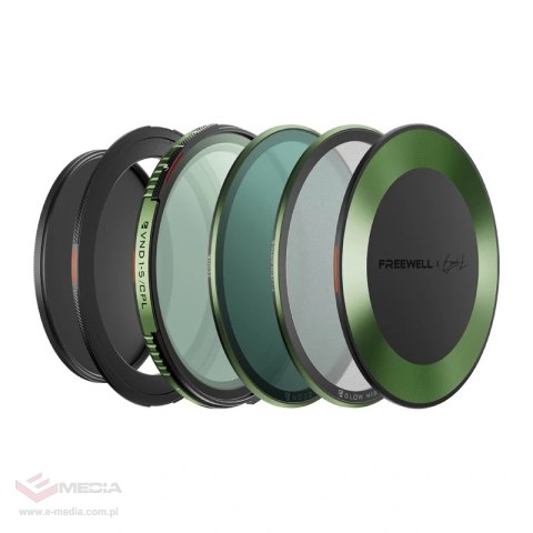 Zestaw filtrów ND/CPL o zmiennej gęstości Freewell Brandon Li 86mm