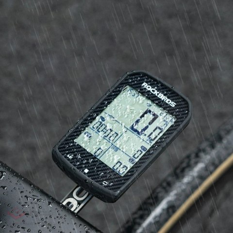 Licznik rowerowy Rockbros M1Pro Bluetooth GPS IPX6 - czarny