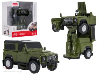 Autko Metalowe/Robot 2w1 1:32 Land Rover Defender Zielony RASTAR