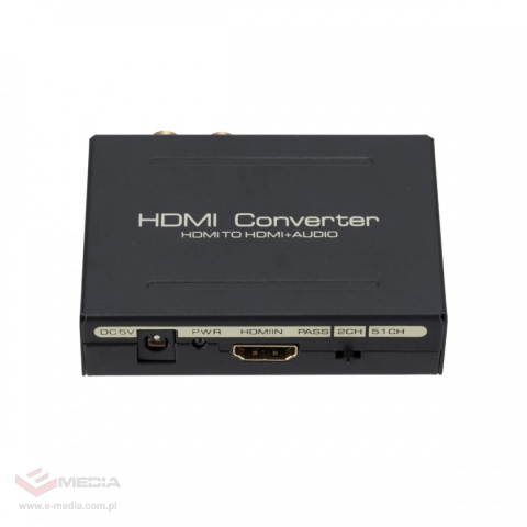 Extractor HDMI na HDMI + Audio SPDIF lub R/L Spacetronik SPH-AE07