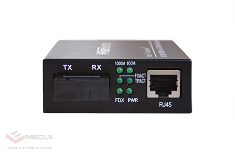 FIBERTECHNIC Gigabit Media Konwerter WDM SM TX1550/RX1310nm SC 20km