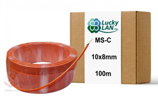 Mikrorurka Mikrokanalizacja MS-C 10x8mm 100m z pilotem światłowodowa doziemna