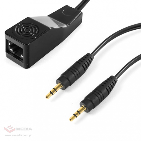 Przedłużacz Transmiter LAN Stereo Audio Jack 3.5mm 100m SPA-A02