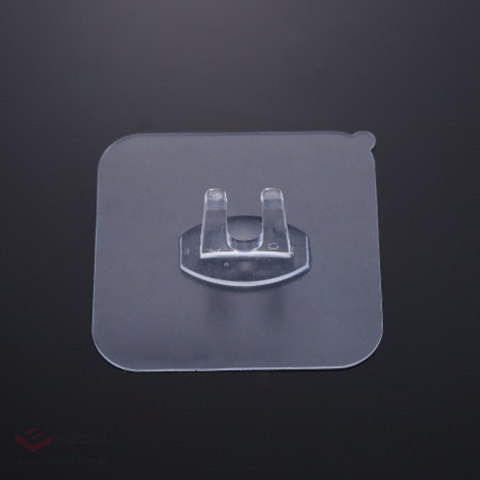Self-adhesive brush holder