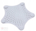 Silikonowy filtr do prysznica i umywalki w kształcie gwiazdy