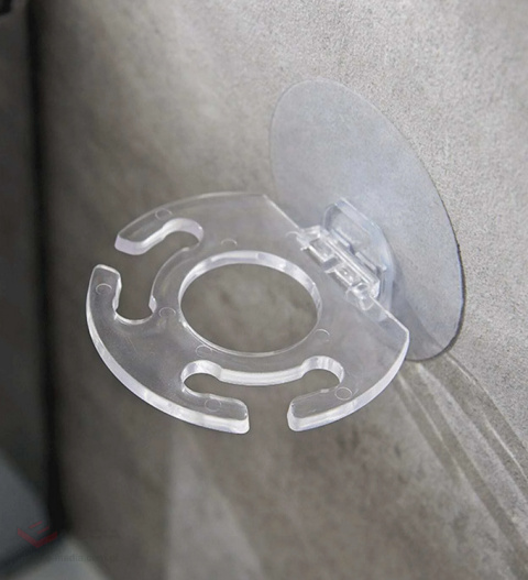 Toothbrush/paste/razor holder