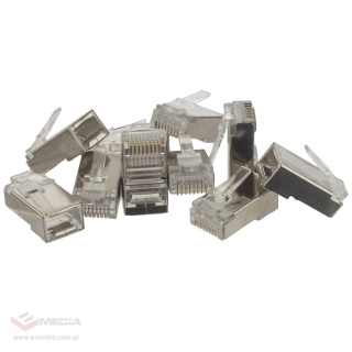 Shielded RJ45 FTP plug