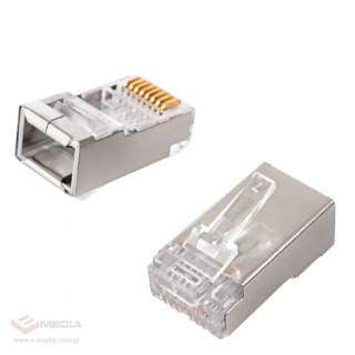 RJ45-Cat-Stecker. 6 FTP abgeschirmt