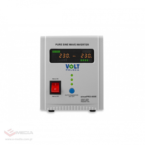 Zasilacz UPS Volt Polska 3SP080012E 800 VA 500 W Zasilacz UPS Volt Polska 3SP080012E 800 VA 500 W