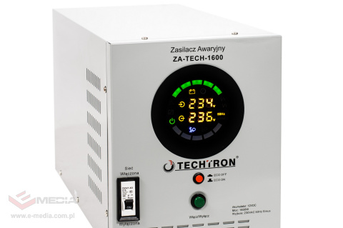 Zasilacz awaryjny UPS 12V/230V 1600W ZA-TECH-1600 SF Zasilacz awaryjny UPS 12V/230V 1600W ZA-TECH-1600 SF
