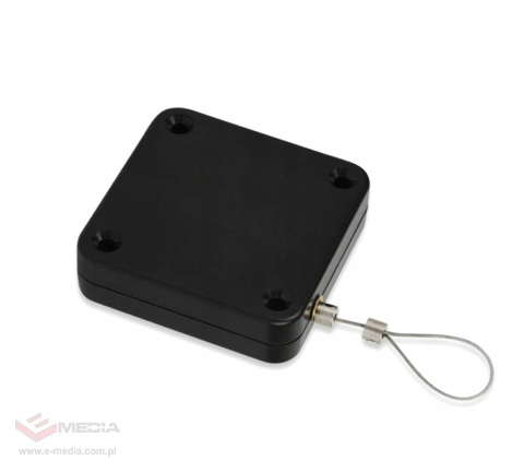 Automatischer Türschließer Weiß, Stahlkabel