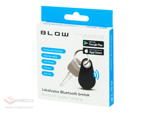 Key ring locator Bluetooth key white