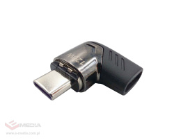 USB-C 120 W QC magnetischer abgewinkelter Adapter
