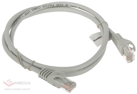Patchcord RJ45/6/1.0-GREY 1.0 m