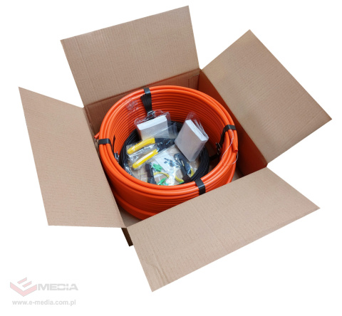 Fiber optic kit for self-assembly 200m