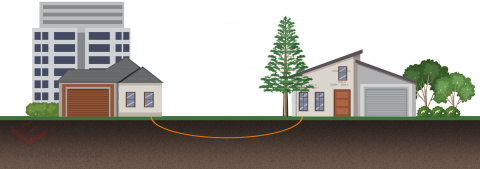 Fiber optic kit for self-assembly 200m