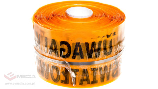 Cable foil for fiber optics with location steel insert 10cm x 100m
