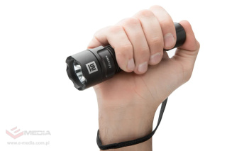 Rechargeable LED Hand Flashlight Mactronic Black Eye 1000