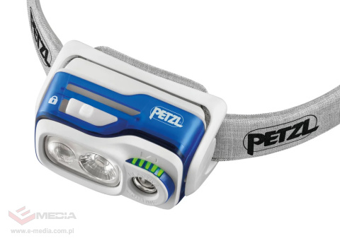 Stirnlampe, Stirnlampe Petzl Swift RL blau - 5 Jahre Garantie