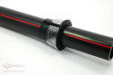 Joint, straight two-part connector for HDPE pipe 25 mm (transparent, transparent)