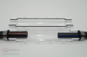 Joint, straight two-part connector for HDPE pipe 25 mm (transparent, transparent)