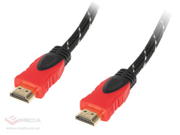 Przyłącze kabel HDMI-HDMI RED 4K 1.0m