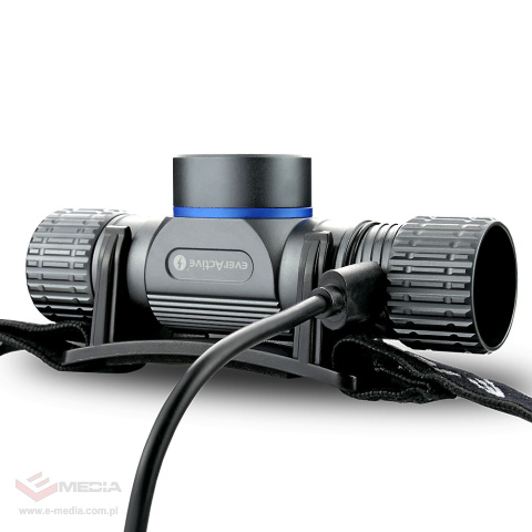 Ładowalna latarka czołowa LED everActive HL-1100R Force
