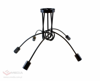 LAMPA SUFITOWA PLAFON LED MODERN 16W/43cm/chrom