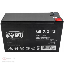 Wartungsfreie Batterie AGM Vrla 12V 7.2Ah Megabat