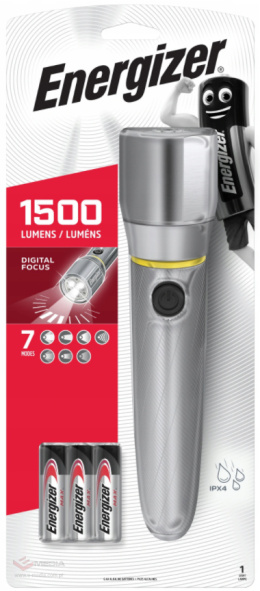 Energizer Vision HD Ultra 6AA 1500 Lumen Dioden-Taschenlampe (LED).