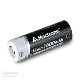 18500 Li-Ion 1600 mAh Akku mit flachem Plus für Mactronic Scream 3.2