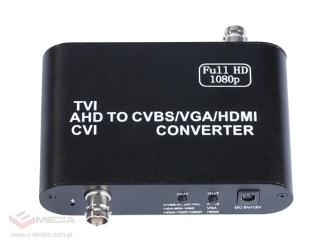 AHD/TVI/CVI zu HDMI/VGA/CVBS Konverter Spacetronik SP-AHTV02