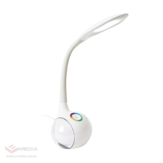 7W Platinet PDL20 LED Desk Lamp With Color Changing Base
