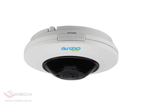 Kamera IP fisheye PTZ, 6 Mpx, IK10, 1.6mm AVIZIO BASIC