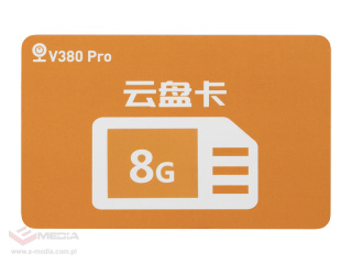 Karta chmury 8G na miesiąc V380 Pro