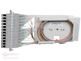 Kaseta światłowodowa 6xSC Simplex MM 50/125 OM2, do panela 3U przystosowana do spawania ALANTEC