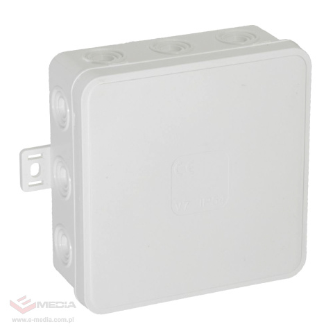 Puszka V7 100x100x41 biała