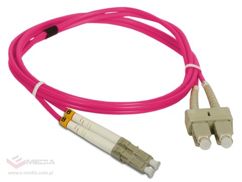 Patch cord MM OM4 LC-SC duplex 50/125 3.0m ALANTEC
