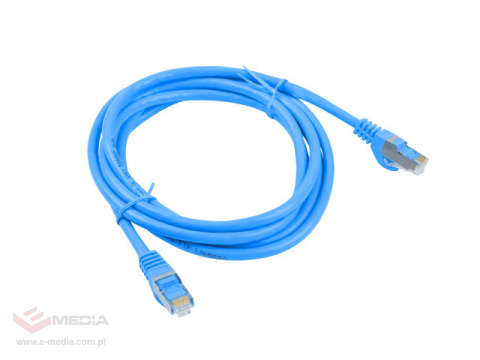 F/UTP Cat 6 Patchkabel 5m BLAU