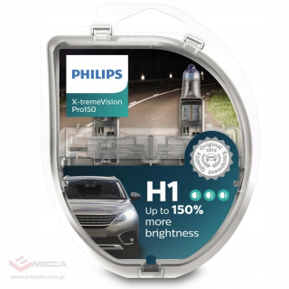 H1 Philips X-Treme Vision PRO car bulbs +150% - 2 pieces