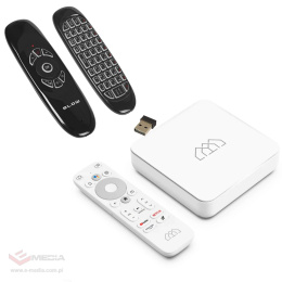 Android SMART TV Homatics Box R 4K Android 11 WiFi with Cert. Google and Netflix + KS-3 bluetooth keyboard